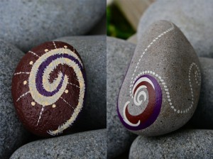 koru hand painted rocks koru hand painted rocks