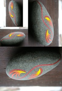 koru hand painted rocks koru hand painted rocks