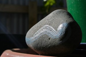 koru hand painted rock koru hand painted rock