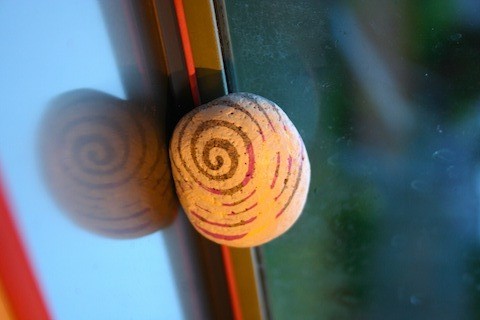 koru hand painted rocks